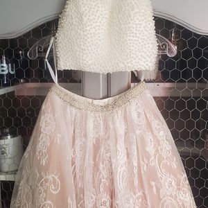 Two piece formal gown by Sherri Hill